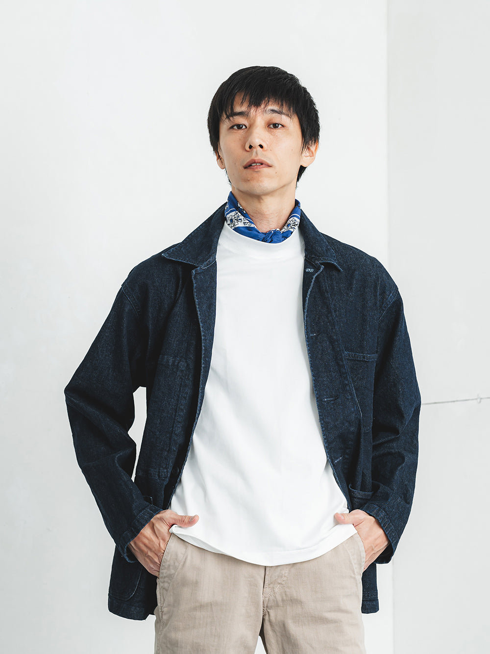 スビンプラチナムT(厚手)/レギュラーフィット/モックネック