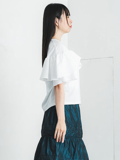 フリルスリーブT