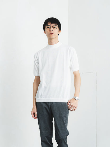 ニットT／レギュラーフィット／ハイネック