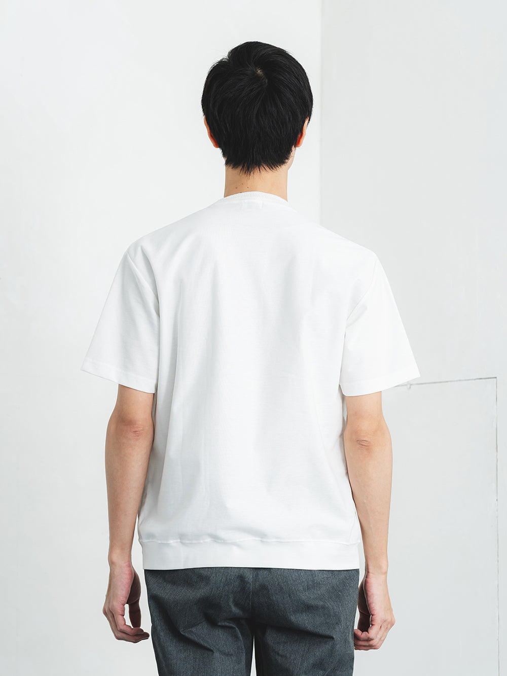 ネックリンキングT／レギュラーフィット／クルーネック