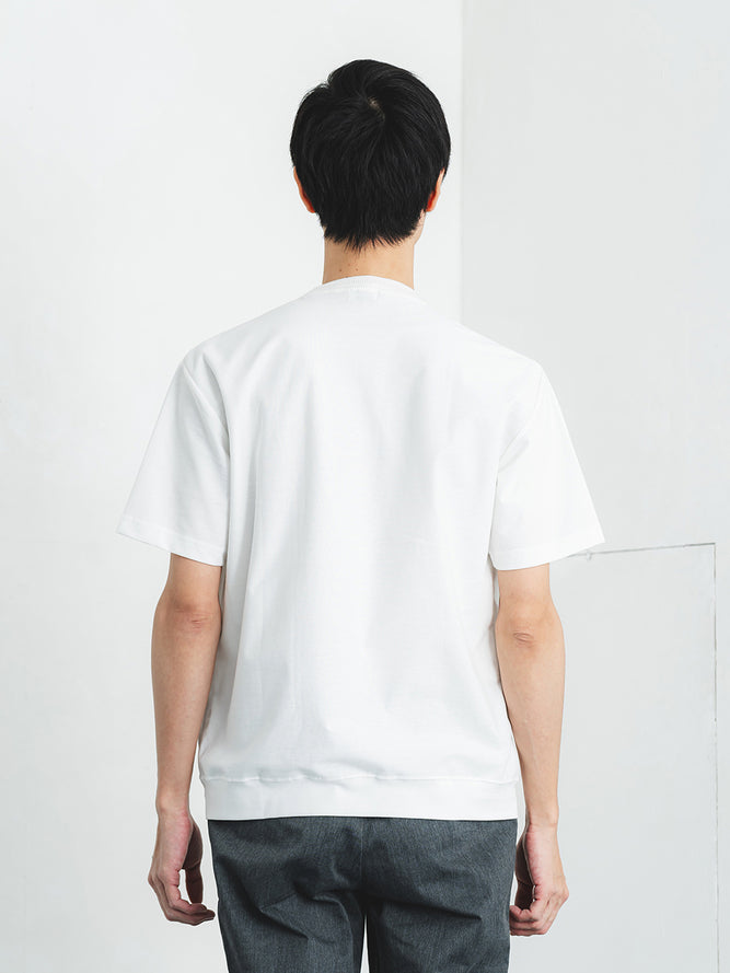 ネックリンキングT／レギュラーフィット／クルーネック