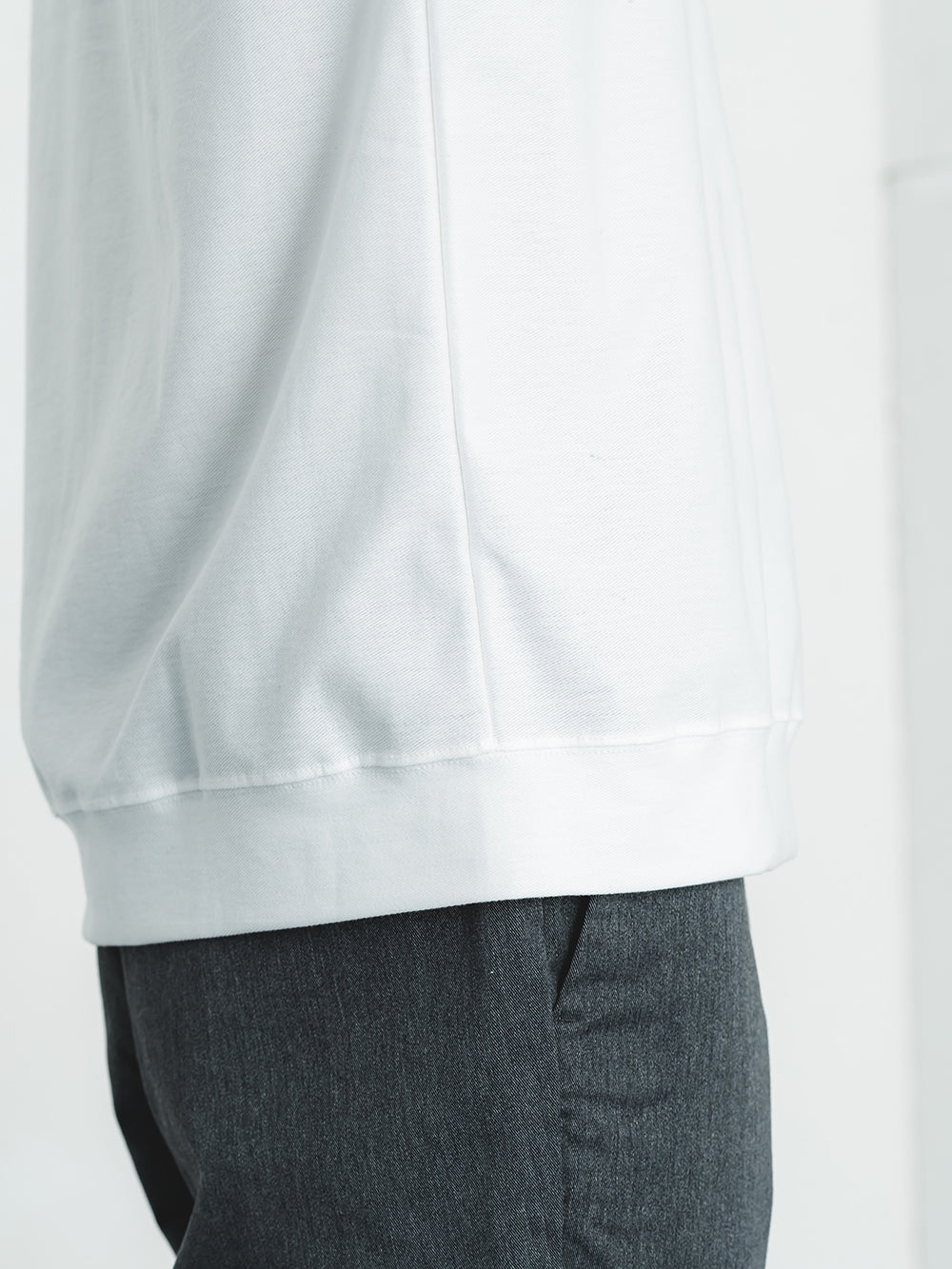 ネックリンキングT／レギュラーフィット／クルーネック