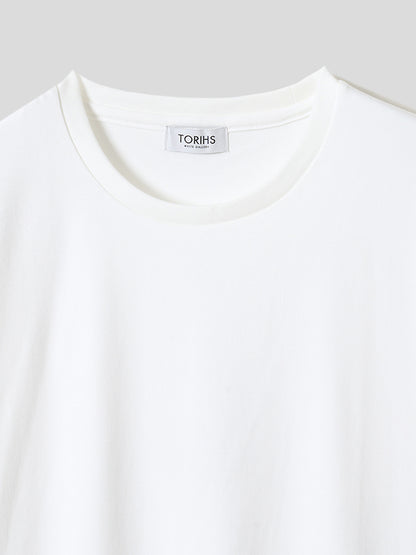 スビンプラチナムT／スリムフィット／クルーネック