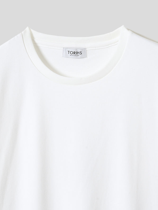 スビンプラチナムT／スリムフィット／クルーネック