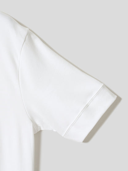 スビンプラチナムT／スリムフィット／クルーネック