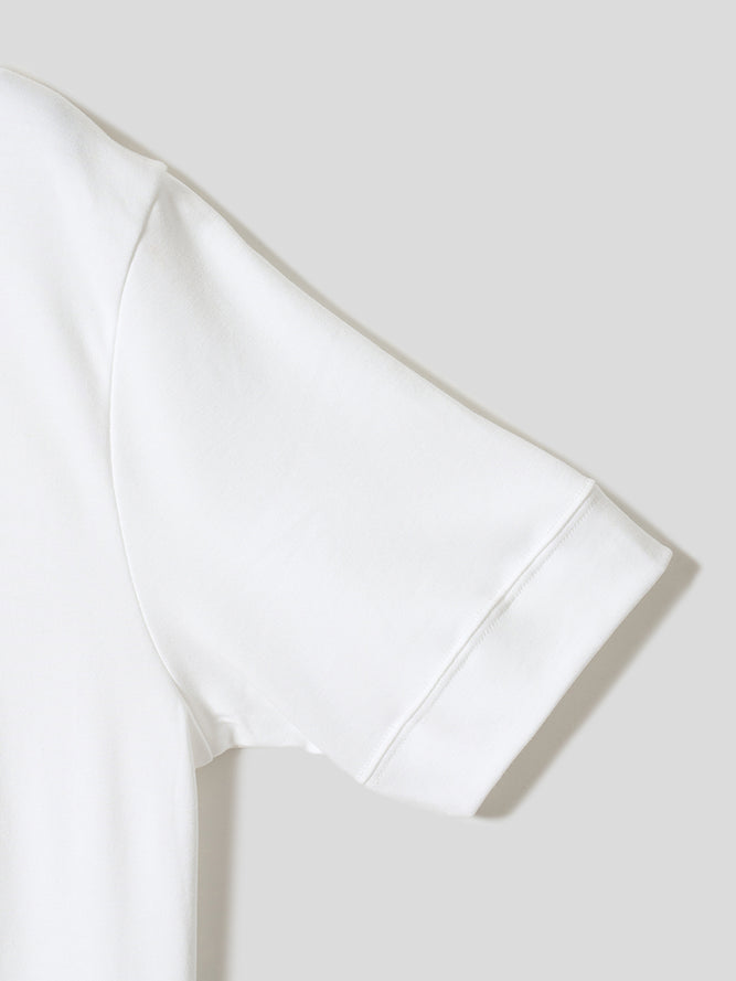 スビンプラチナムT／スリムフィット／クルーネック