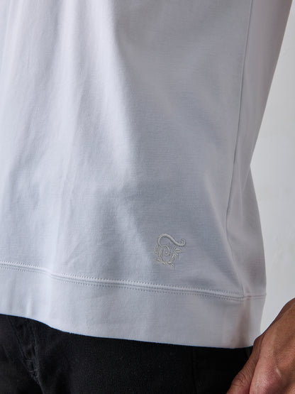 スビンプラチナムT／スリムフィット／クルーネック