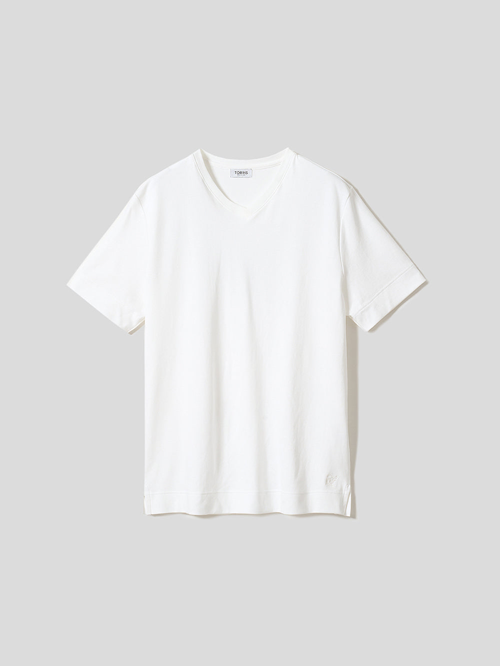 スビンプラチナムT／スリムフィット／Vネック