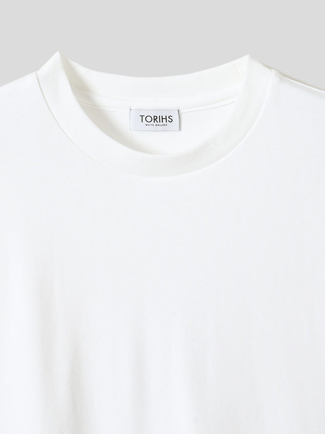 スビンプラチナムT／ワイドフィット／クルーネック