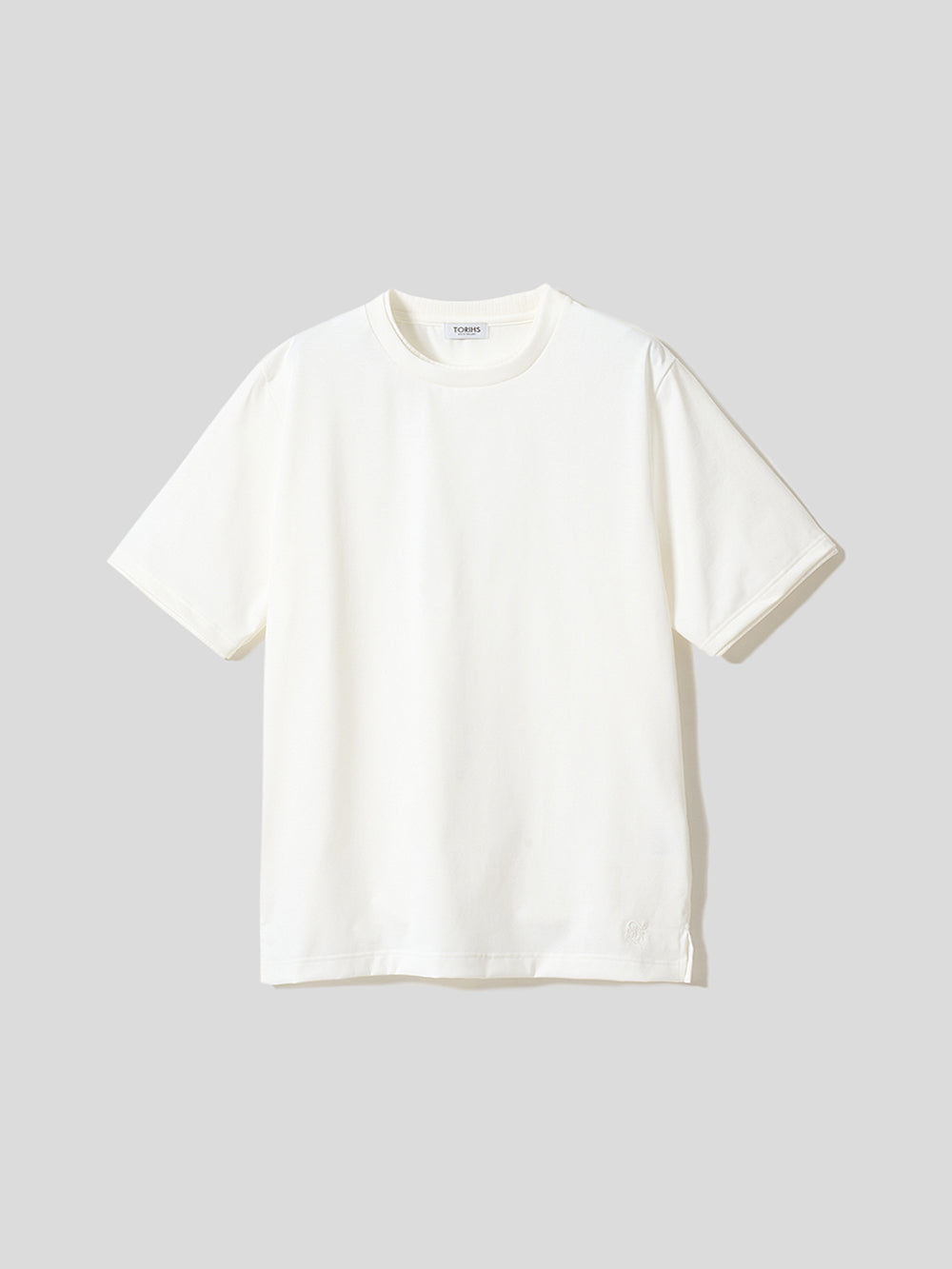 ダブルネックT／レギュラーフィット／クルーネック