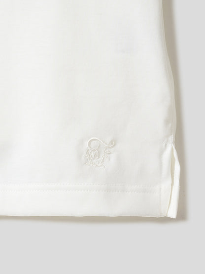 ダブルネックT／レギュラーフィット／クルーネック