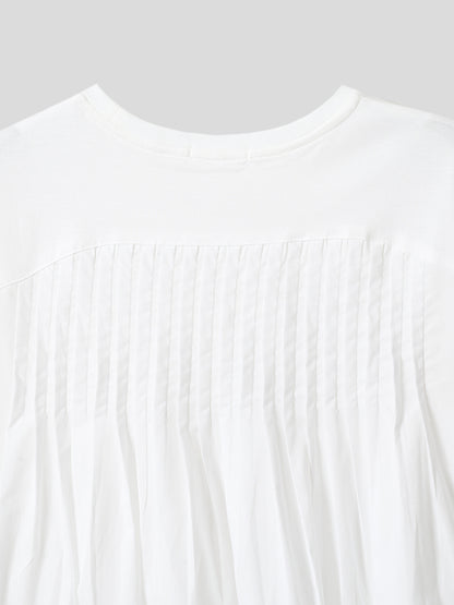 バックギャザープリーツT