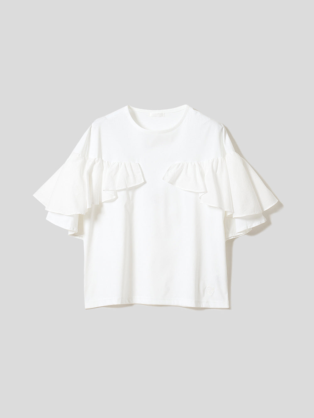 フリルスリーブT