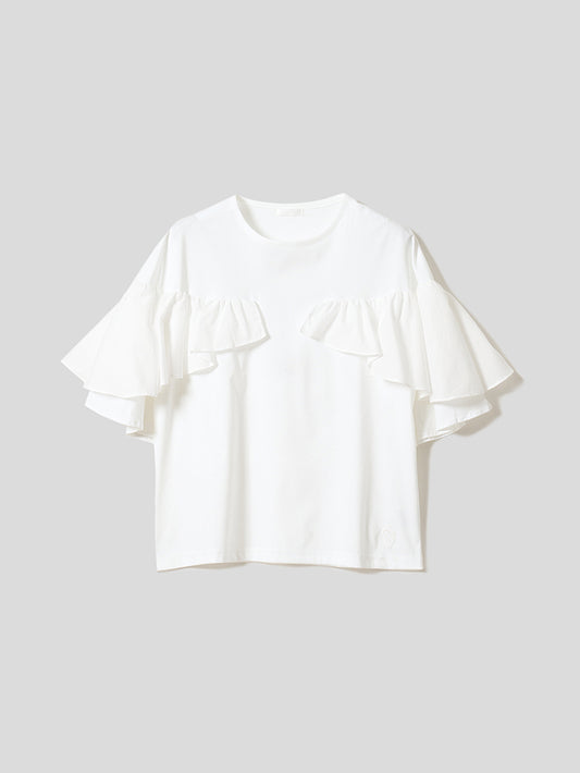 フリルスリーブT