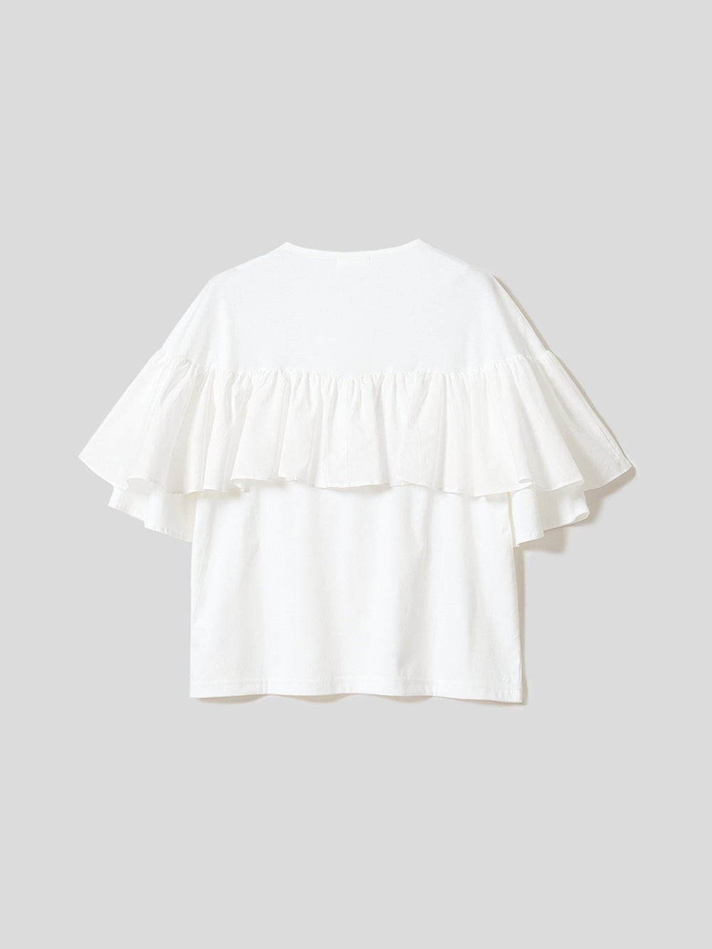 フリルスリーブT