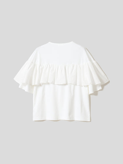 フリルスリーブT