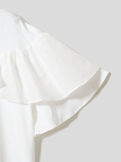 フリルスリーブT