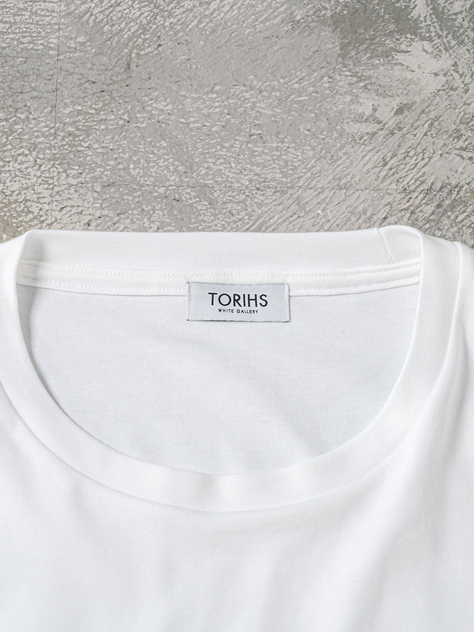 スビンプラチナム長袖T／スリムフィット／クルーネック