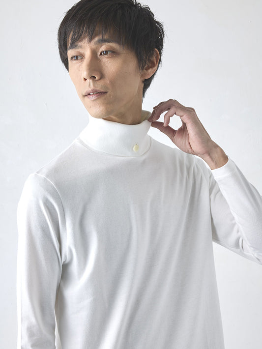 タートルネック長袖T／レギュラーフィット