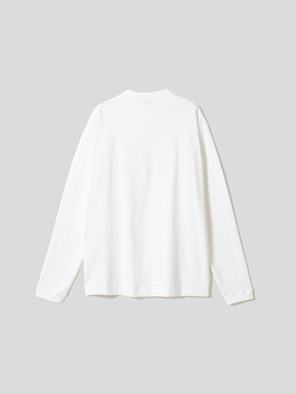 スビンプラチナム長袖T(厚手)／レギュラーフィット／モックネック