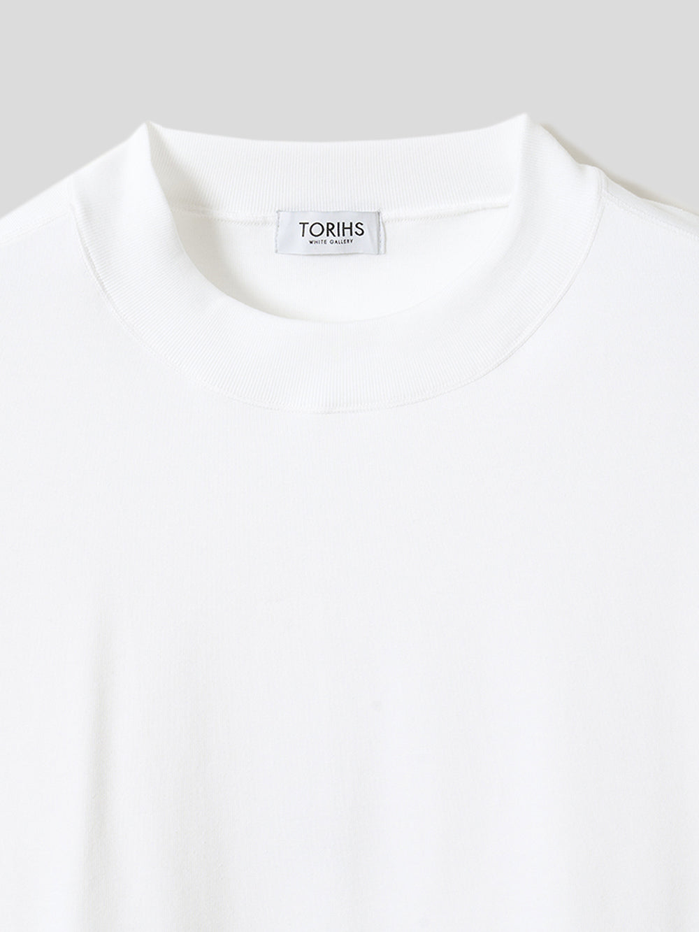 スビンプラチナム長袖T(厚手)／レギュラーフィット／モックネック