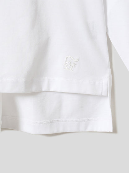 バックギャザー長袖T