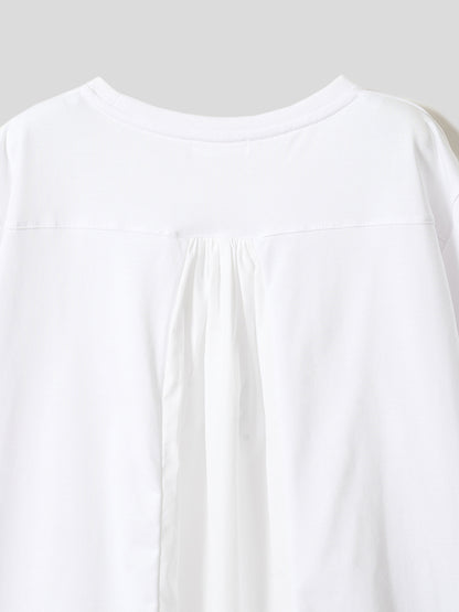 バックギャザー長袖T