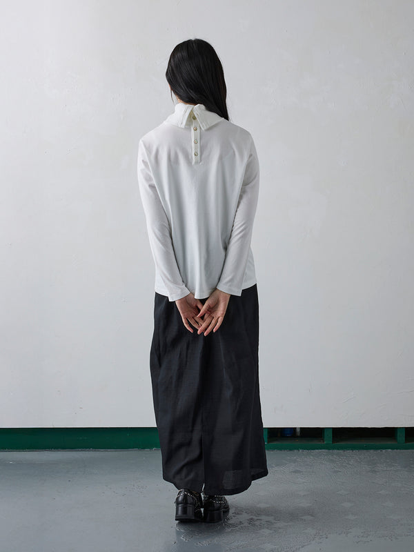 前後2way長袖T／タートルネック