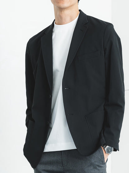 スビンプラチナム長袖T(厚手)／レギュラーフィット／モックネック