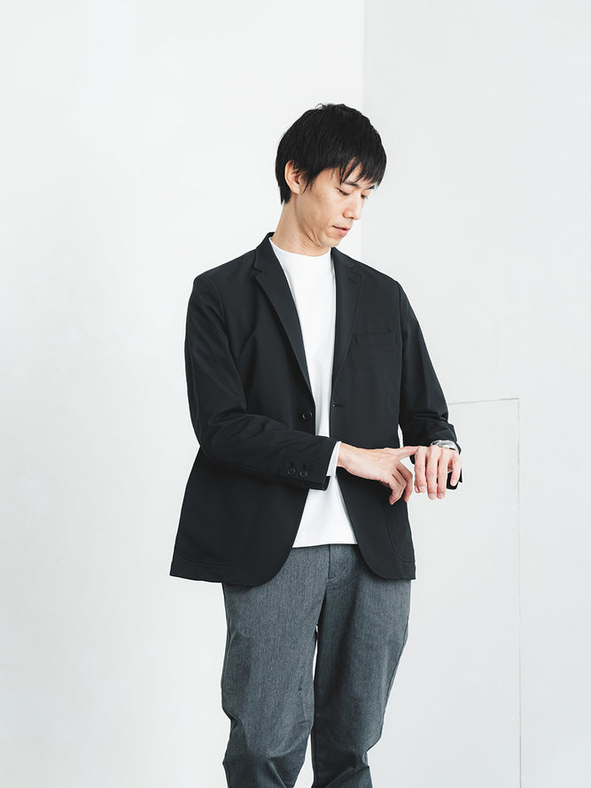 スビンプラチナム長袖T(厚手)／レギュラーフィット／モックネック