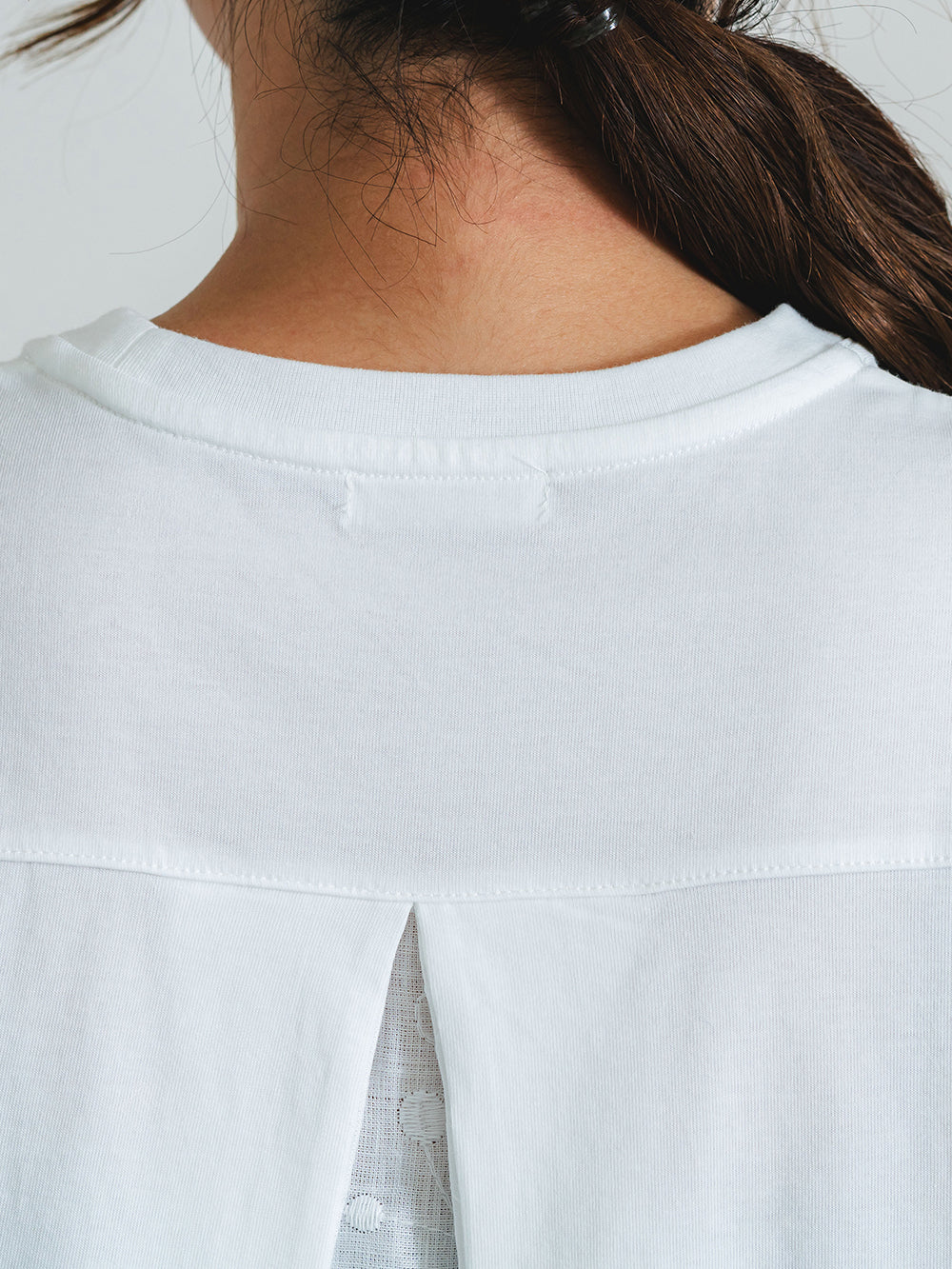 バックレースT(ペイズリー柄)