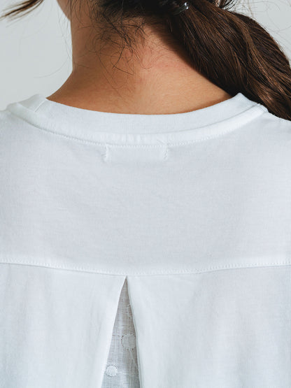 バックレースT(ペイズリー柄)