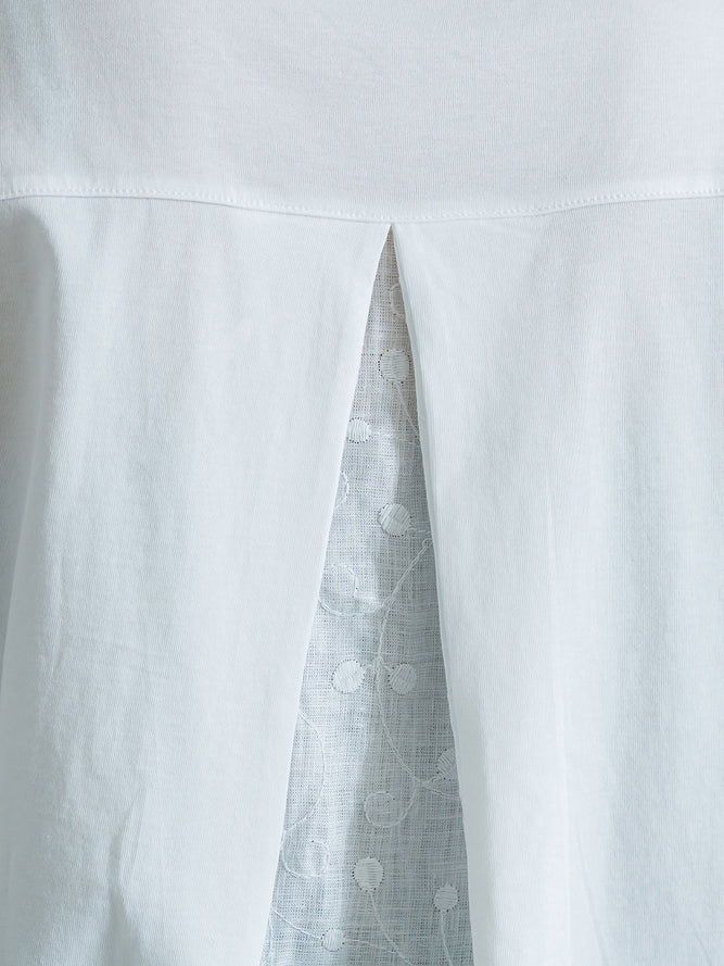 バックレースT(ペイズリー柄)