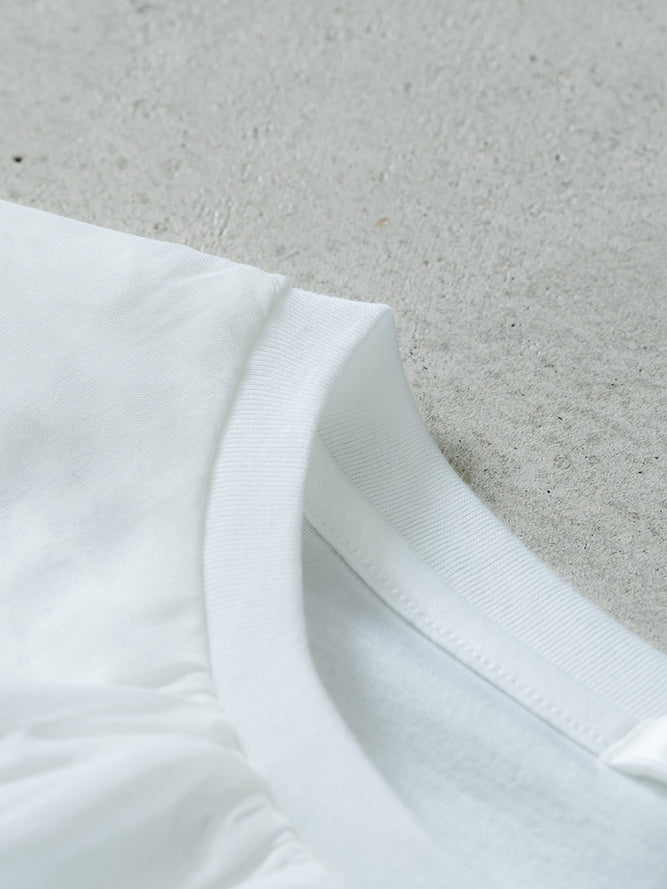 フロントレースT(花柄)