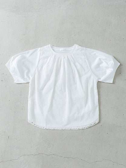 フロントレースT(花柄)