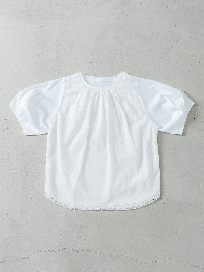 フロントレースT(花柄)