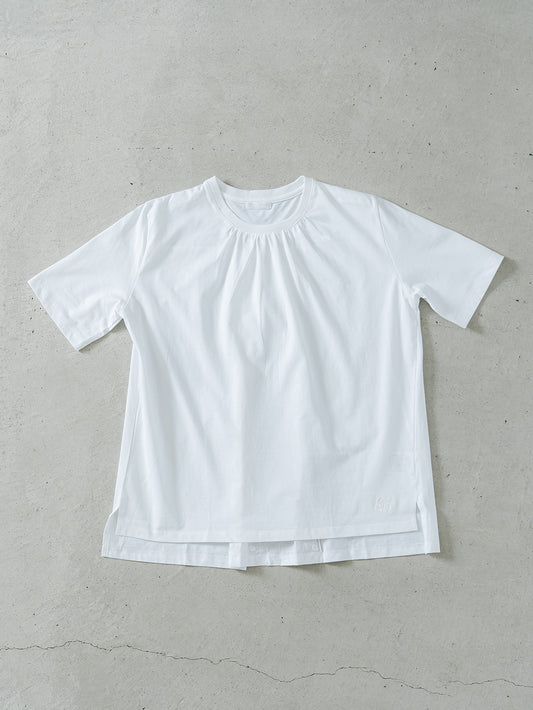 バックレースT(ペイズリー柄)