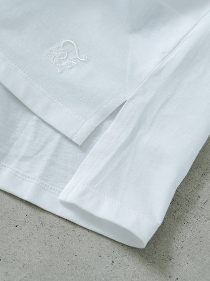 バックレースT(ペイズリー柄)