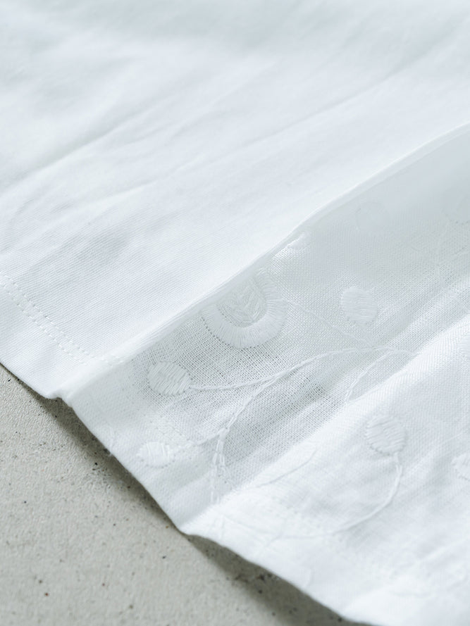 バックレースT(ペイズリー柄)