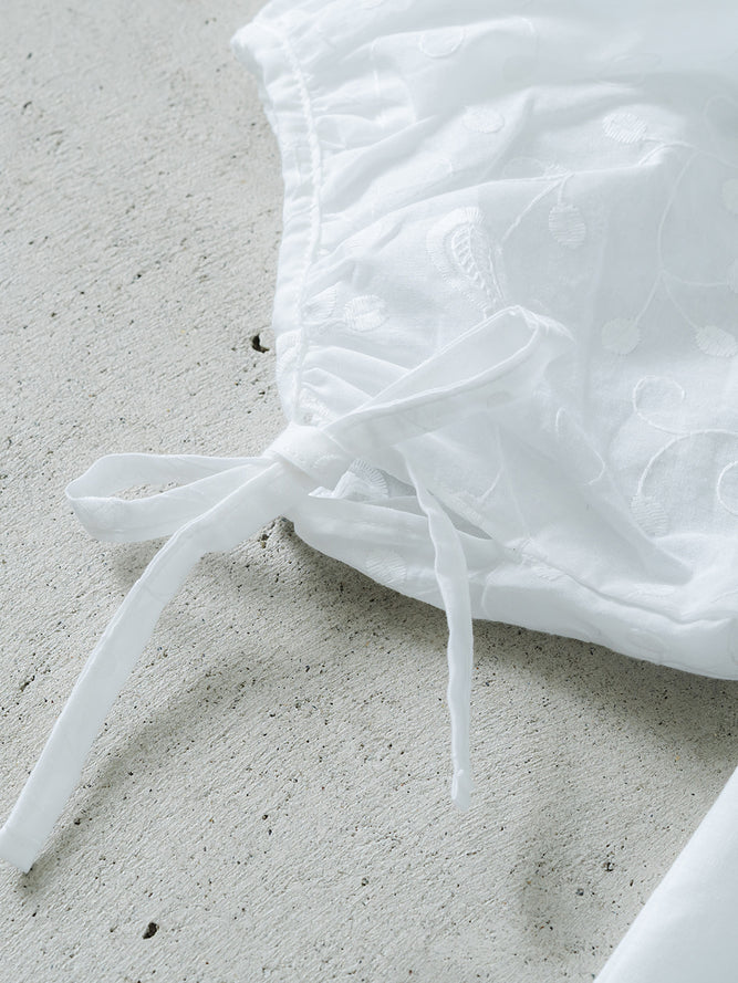 パフスリーブT(ペイズリー柄)