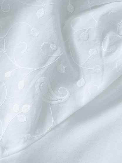 パフスリーブT(ペイズリー柄)