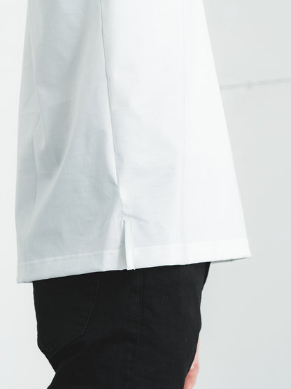 ダブルネックT／レギュラーフィット／クルーネック