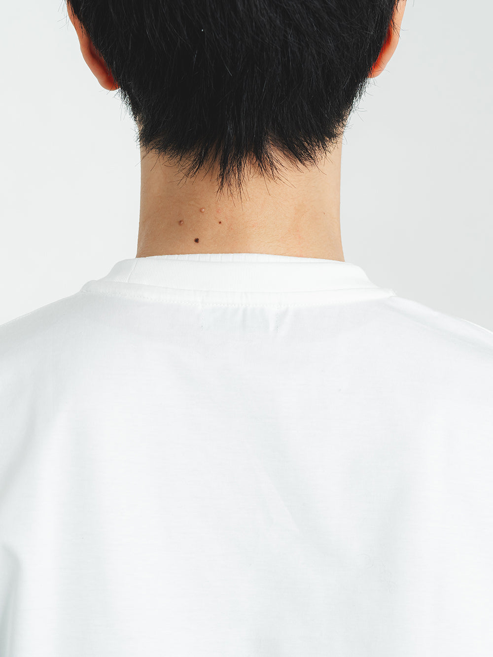 ダブルネックT／レギュラーフィット／クルーネック