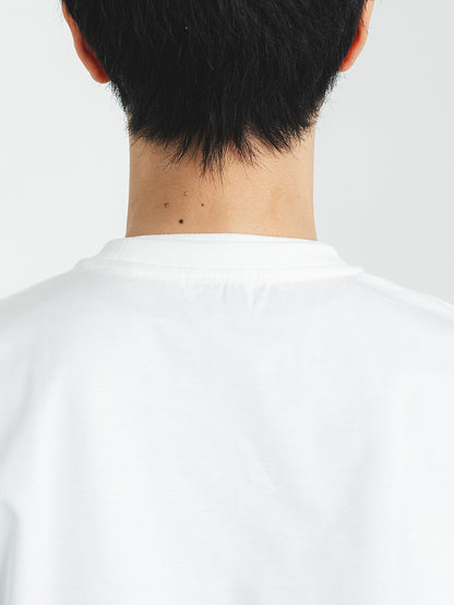 ダブルネックT／レギュラーフィット／クルーネック