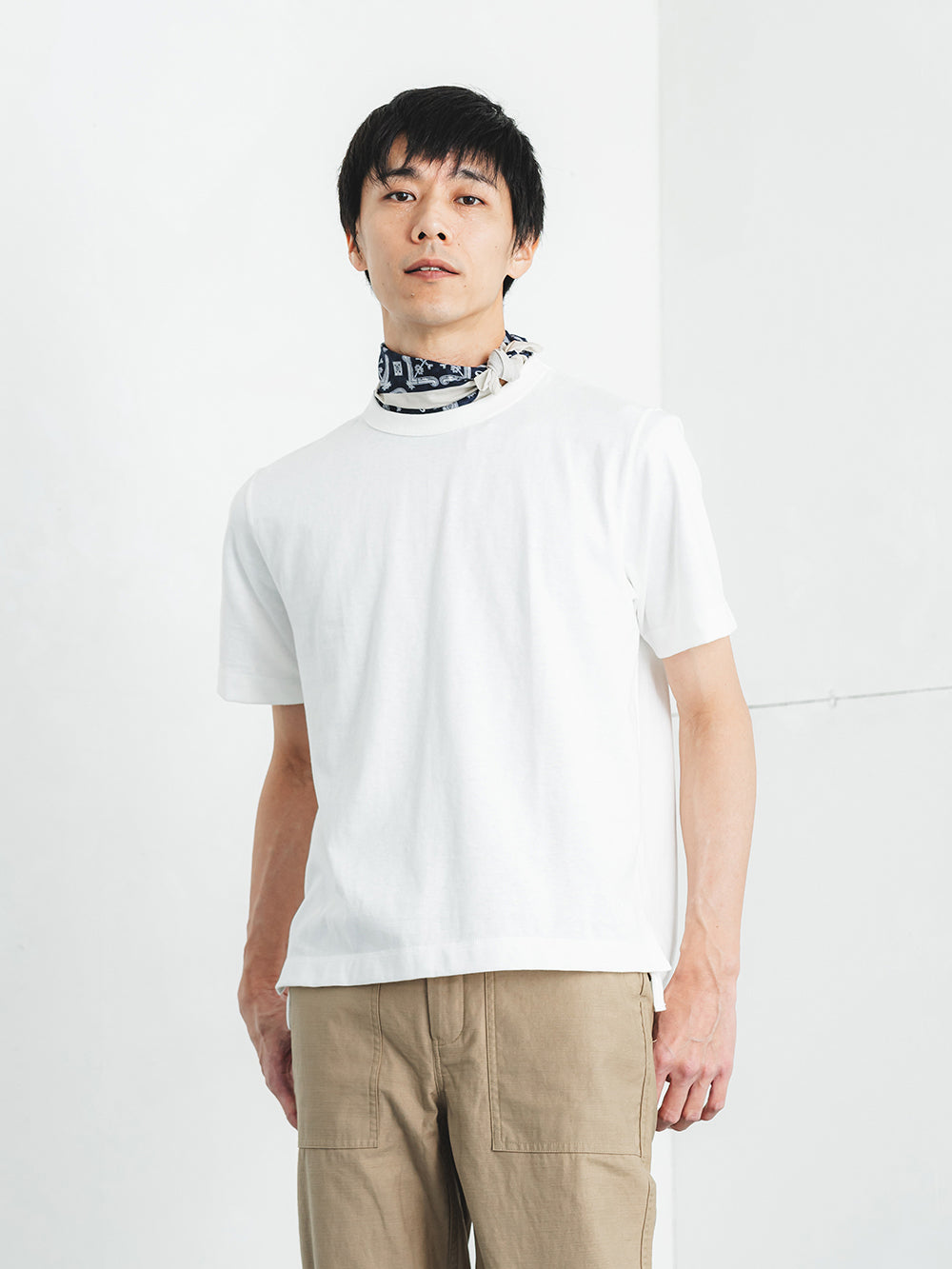 吊り編み天竺T／レギュラーフィット／クルーネック – TORIHS WHITE GALLERY