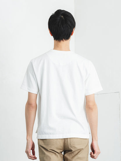 吊り編み天竺T／レギュラーフィット／クルーネック