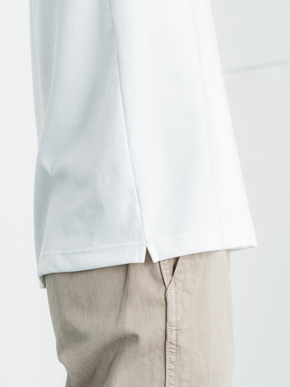 スビンプラチナムカジュアルT／レギュラーフィット／クルーネック