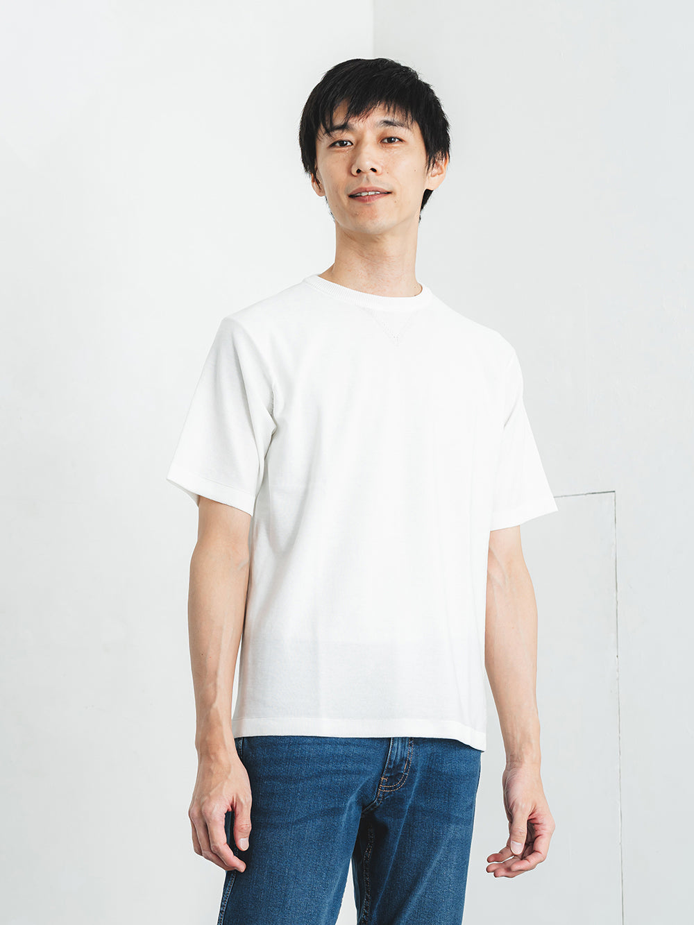 ニットガゼットT／レギュラーフィット／クルーネック