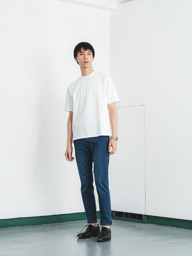 スビンプラチナムT(厚手)／レギュラーフィット／モックネック