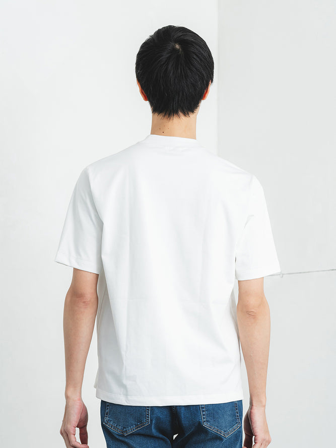 スビンプラチナムT(厚手)／レギュラーフィット／モックネック